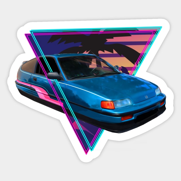 RAD HOVER HONDA Sticker by Curtis Crafts